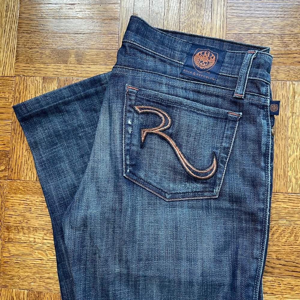 Y2K low rise Distressed Denim Jeans